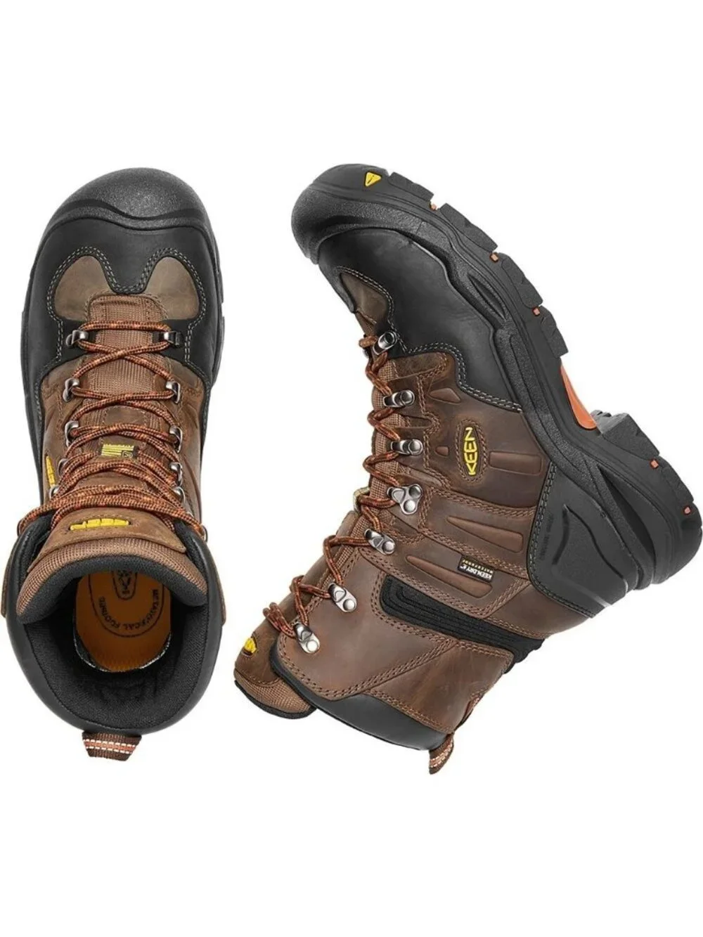 Keen Men's  Work boot Coburg 8 Inch Waterproof Boot with Steel Toe 14 D